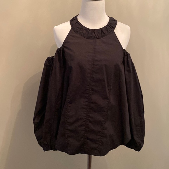 Open Shoulder black top - Picture 1 of 5